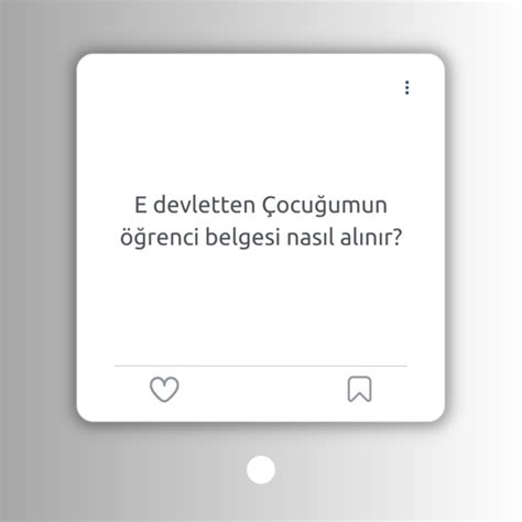 çocuğumun öğrenci belgesi